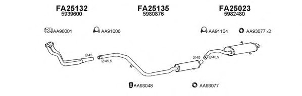 VENEPORTE 250152 Exhaust System